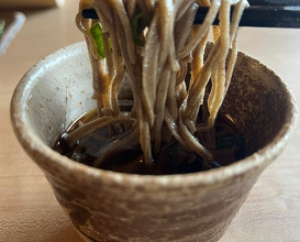 Dinner at 床瀬そば