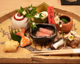Dinner at 是しん