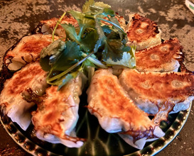 Dinner at 餃子世界東京