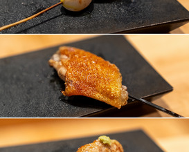 Dinner at 焼き鳥 とりら