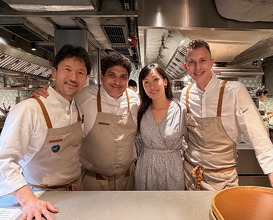 Dinner at Plaisance by Mauro Colagreco