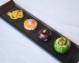 Dinner at Caprice, Four Seasons Hotel, Hong Kong