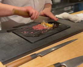 Dinner at Kyoto, Japan