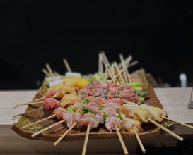 Dinner at 炭火いわ田【やきとり】