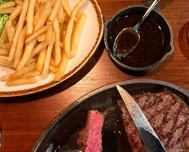 Dinner at Bedrock Bar & Grill