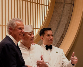 Dinner at 550 Madison Avenue