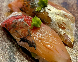 Dinner at 寿司はせ川 心斎橋本店