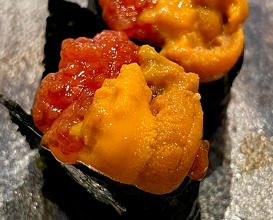 Dinner at 寿司はせ川 心斎橋本店