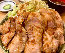 Dinner at とんかつ 三節