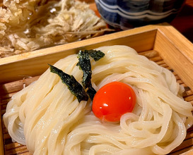 Dinner at うどん　萬田次郎
