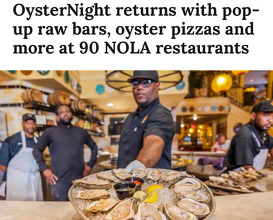 Dinner at New Orleans, Louisiana