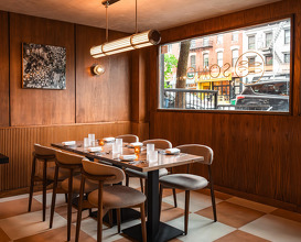 Dinner at East Village, Manhattan