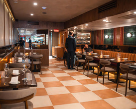 Dinner at East Village, Manhattan