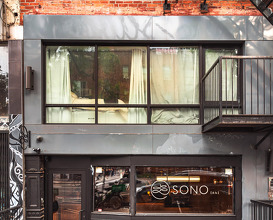 Dinner at East Village, Manhattan