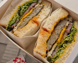 Dinner at Secret Sandwich Shop