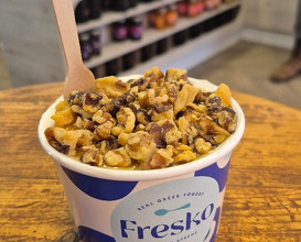 Dinner at Fresko Yogurt Bar London