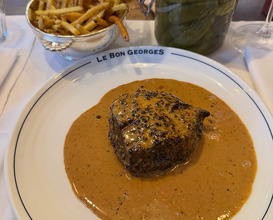 Dinner at Le Bon Georges