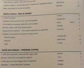 Dinner at Bocca di Lupo