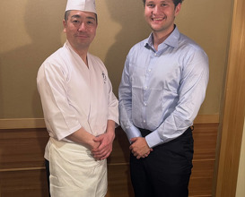 Dinner at Tokyo, Japan
