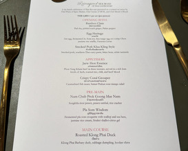 Dinner at Anatara