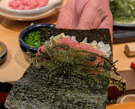 Dinner at 天寿し 京町店 - Tenzushi Kyomachi