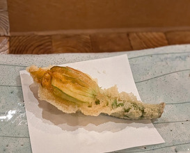 Dinner at Tempura Asanuma in Nihonbashi