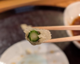 Dinner at Tempura Asanuma in Nihonbashi