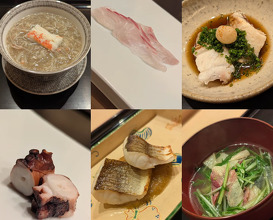 Dinner at 鮨おおが