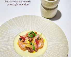 Dinner at Lasarte Restaurant
