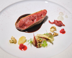 Dinner at Lasarte Restaurant