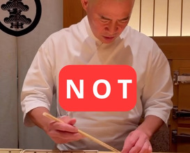 Dinner at 鮨さいとう