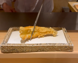 Dinner at 天ぷら食って、蕎麦で〆る店。「日本橋 蕎ノ字・sonoji」