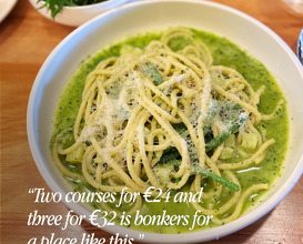 Dinner at Dublin, Ireland