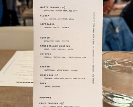 Dinner at Atoboy