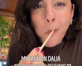 Dinner at Dalia Boston