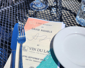Dinner at Chelan, Washington