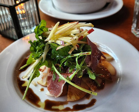 Dinner at Twisp, Washington
