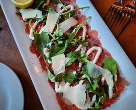 Dinner at Twisp, Washington