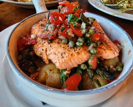 Dinner at Twisp, Washington
