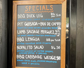 Dinner at InterStellar BBQ