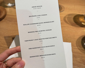 Dinner at Le Du