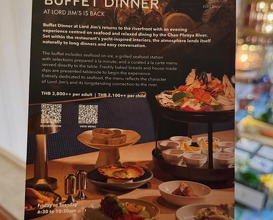 Dinner at Lord Jim’s at Mandarin Oriental