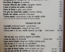Dinner at Café Des Ministères