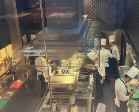 Dinner at Lasarte Restaurant