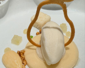 Dinner at Lasarte Restaurant