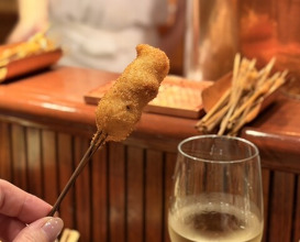 Dinner at Kushi Katsu A-bon (串かつ あーぼん)