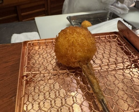 Dinner at Kushi Katsu A-bon (串かつ あーぼん)