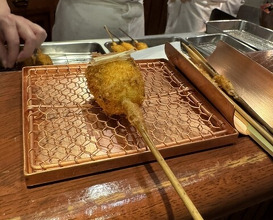 Dinner at Kushi Katsu A-bon (串かつ あーぼん)