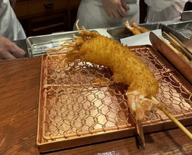 Dinner at Kushi Katsu A-bon (串かつ あーぼん)