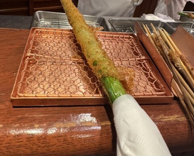 Dinner at Kushi Katsu A-bon (串かつ あーぼん)